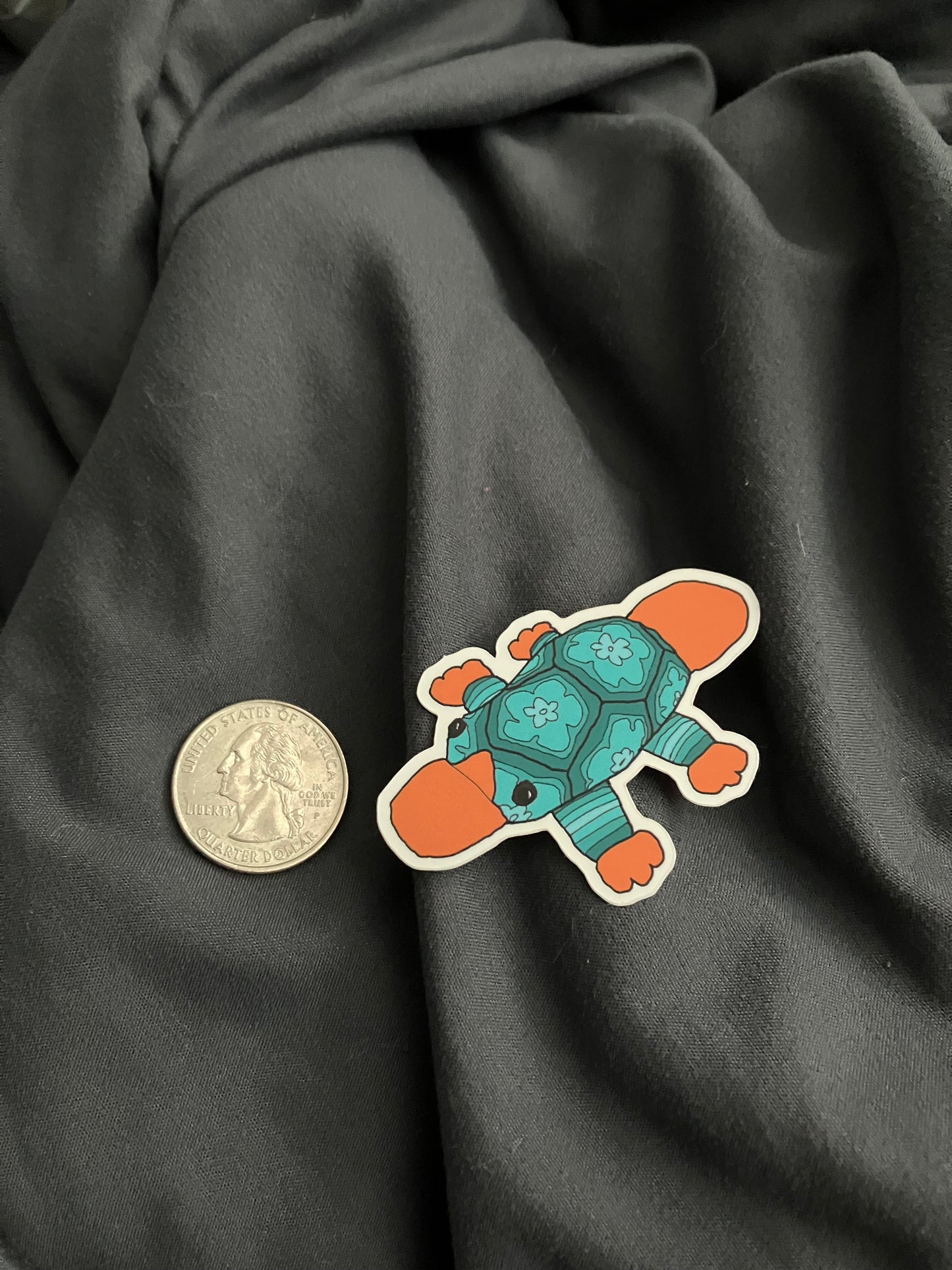 Petal-pus Platypus Perry Sticker