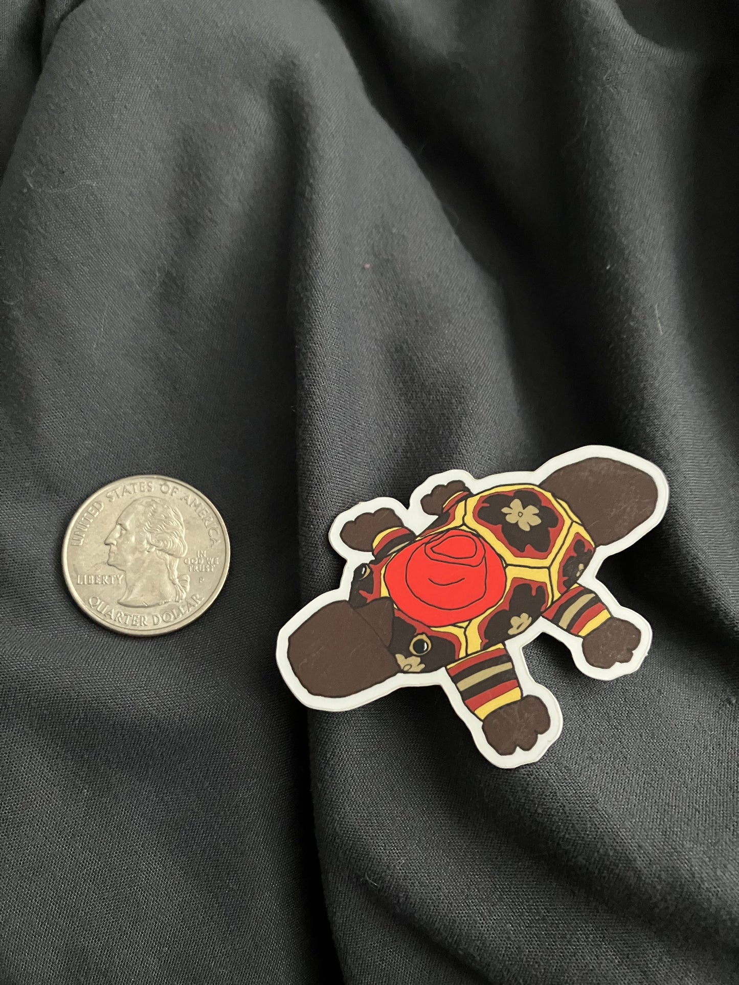 Petal-pus Platypus Antonio Sticker