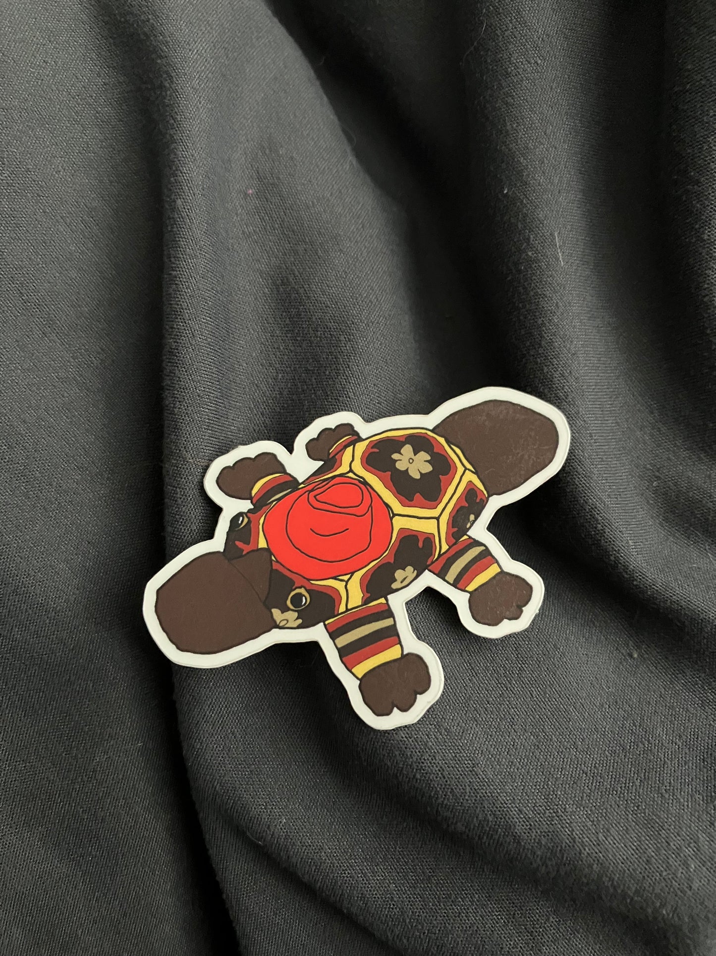Petal-pus Platypus Antonio Sticker