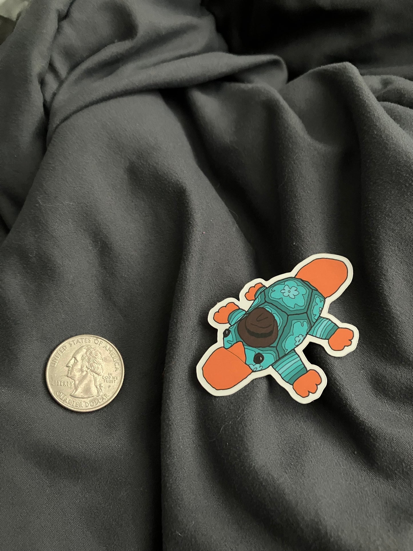Petal-pus Platypus Perry Sticker