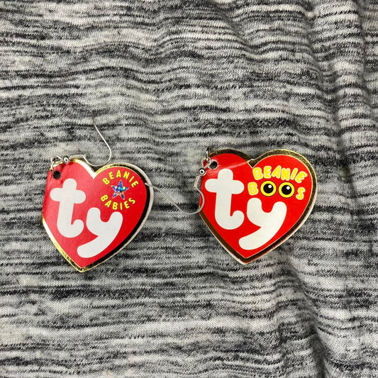 Beanie Babies Tag Earrings